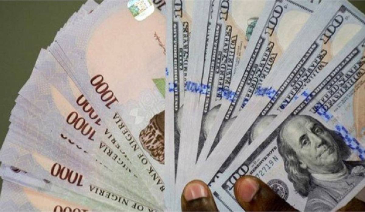 Naira now N1,345 per dollar