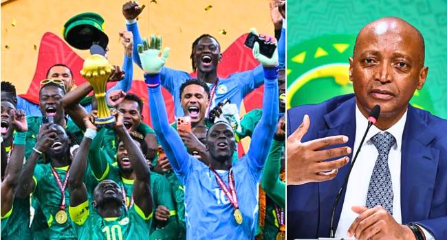 The President of the Confederation of African Football (CAF), Patrice Motsepe, has affirmed that Sen...