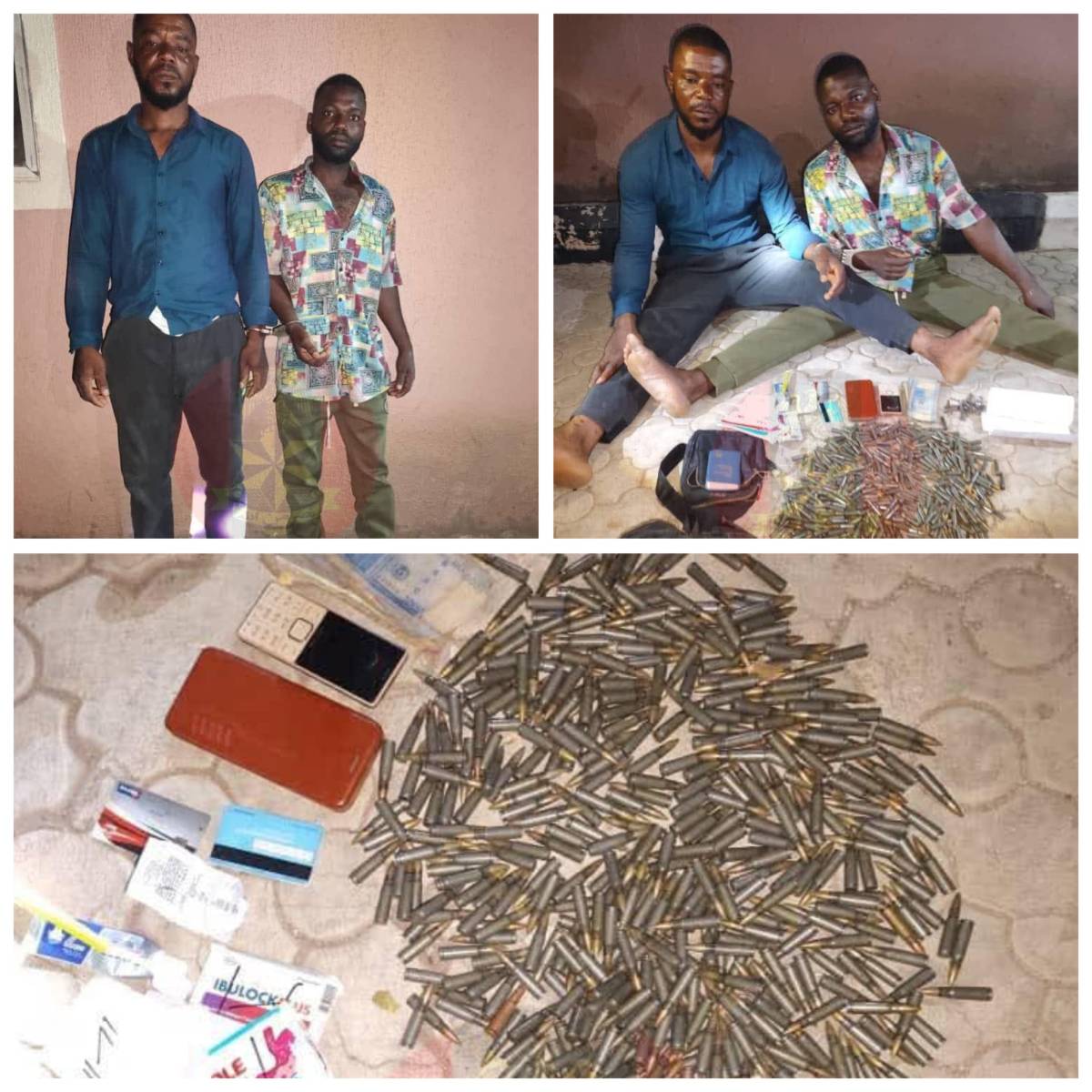 Troops of 6 Brigade Nigerian Army have arrested two suspected gunrunners and recovered 444 rounds of...