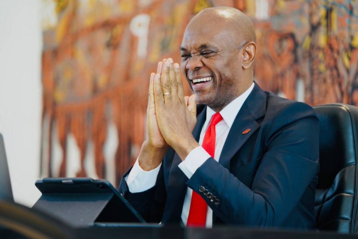 President Bola Tinubu congratulates Mr Tony Onyemaechi Elumelu, an economist, banker and philanthrop...