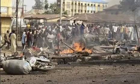 Several people are feared dead following a bomb explosion involving a commercial bus near Woro Villa...