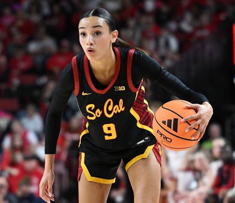 Nigerian-American female basketball player Jazzy Omolade Davidson wins the USBWA National Freshman o...