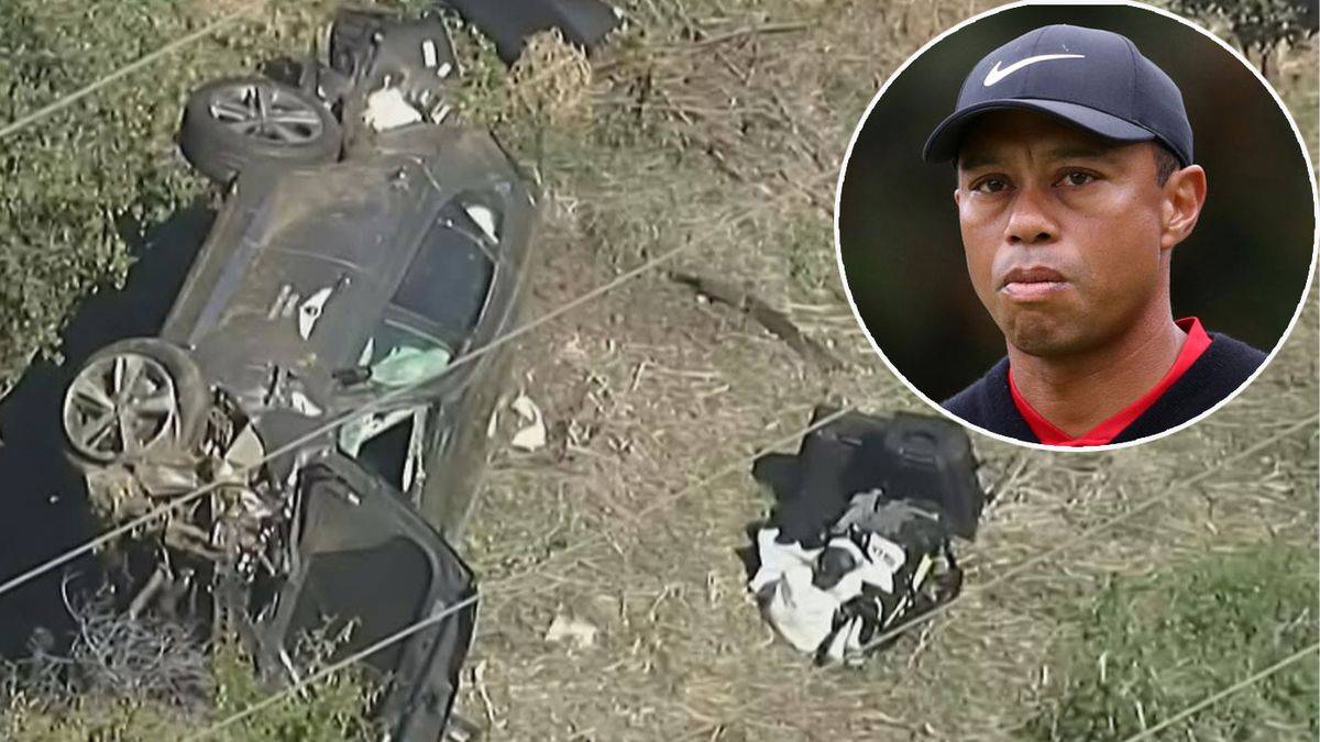 Golf Legend Tiger Woods involved in a car crash