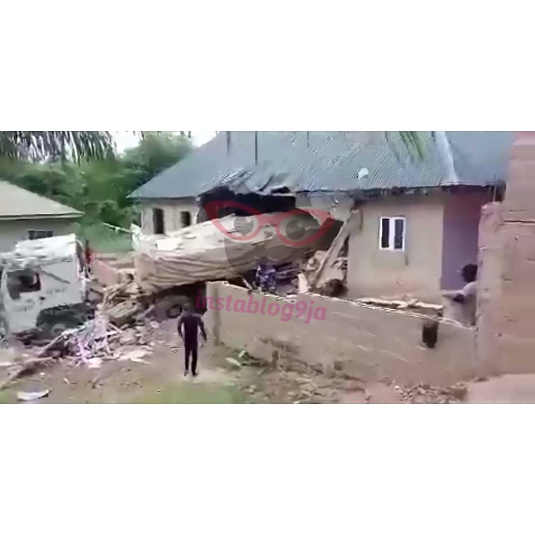300-level student on holiday killed in his sleep as trailer rammed into their house in Aramoko, Ekit...
