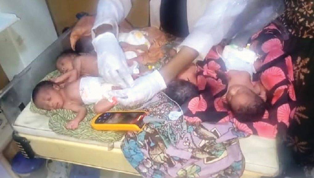 I can’t cope with 14 children after my wife’s death.
~ Kano quintuplets’ father, Malam Salisu Nufi’...