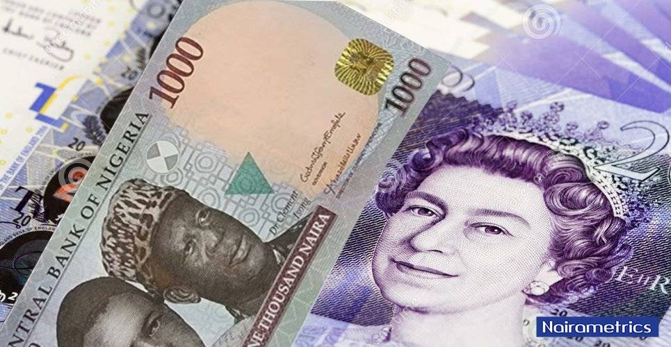 Naira now N1,837 per £1 at the official market