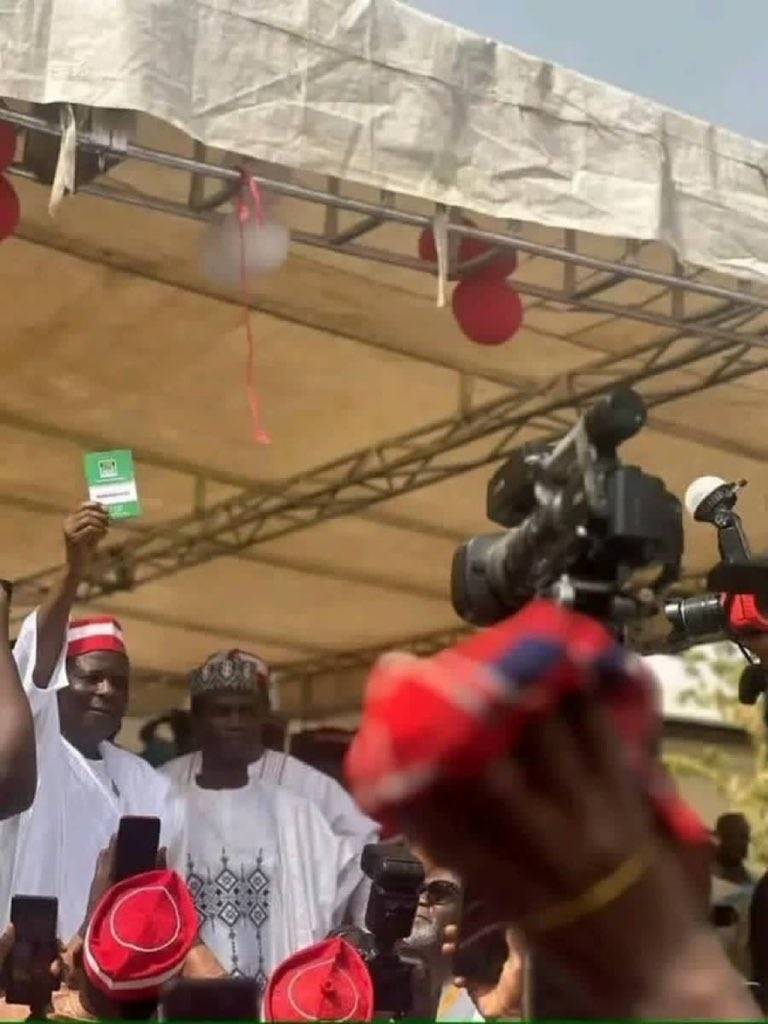 Kwankwaso has officially joined the African Democratic Congress (ADC)