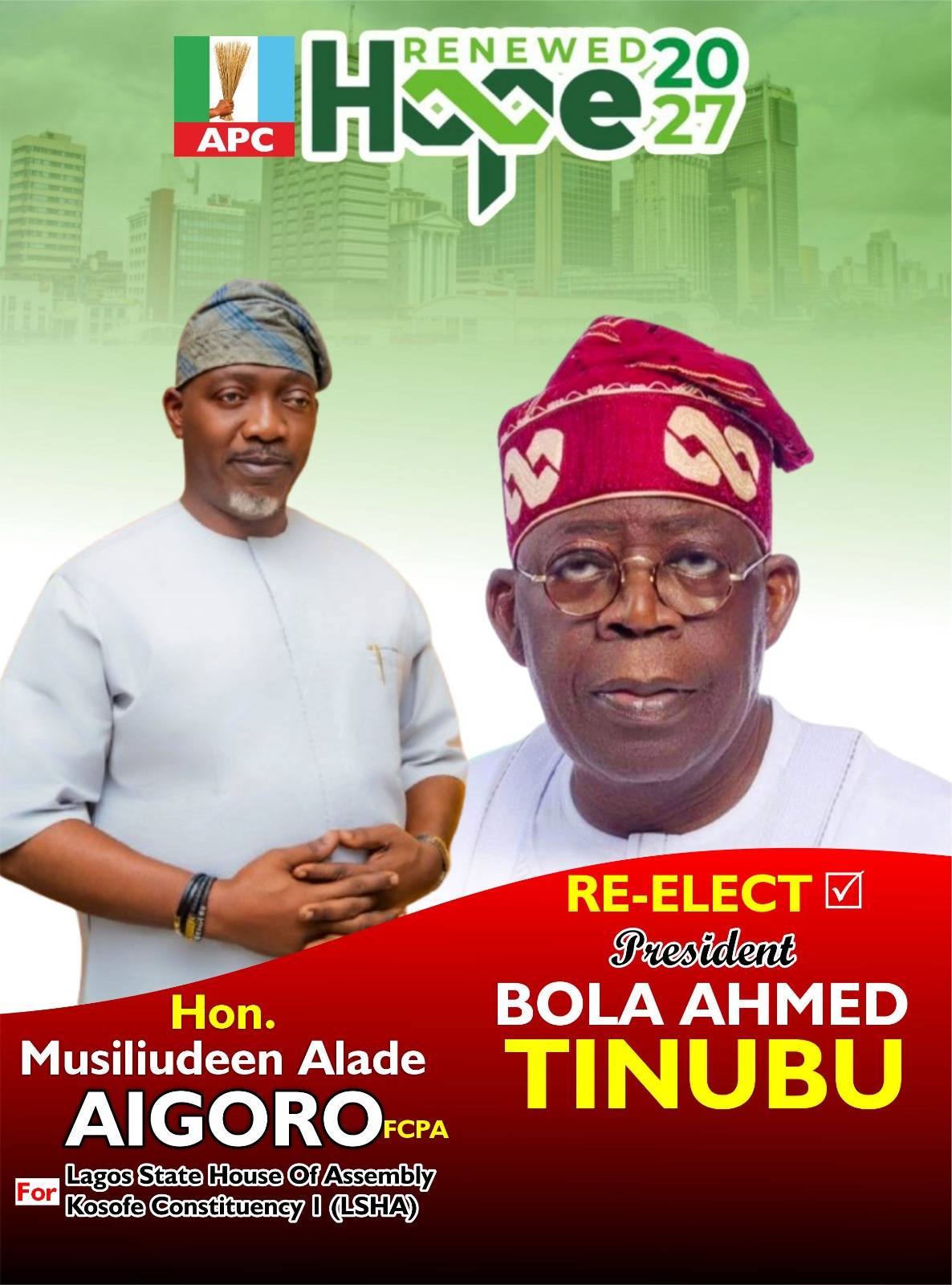 Hon. Musiliudeen Alade Aigoro vies for LSHA Kosofe Constituency 1 Seat