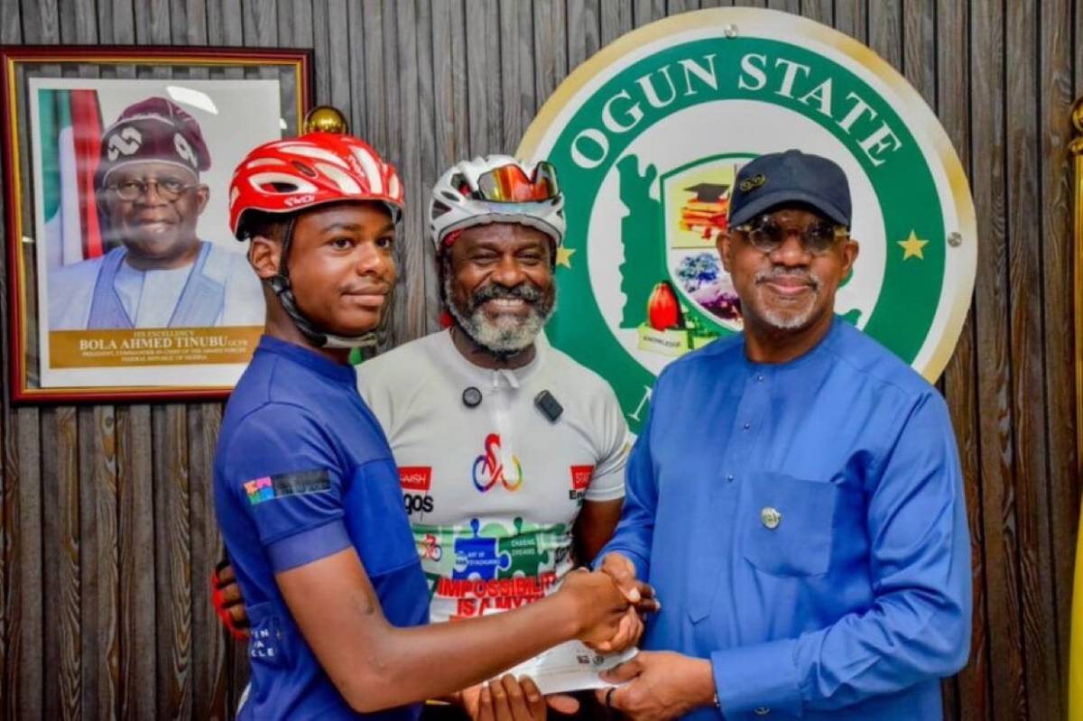 The Ogun State Governor, Prince Dapo Abiodun, has donated the sum of N20 million to the Cycling for...