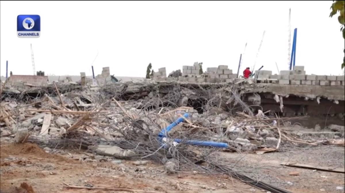 A Two-Storey Building has Collapse In Jikwoyi Area Of Abuja