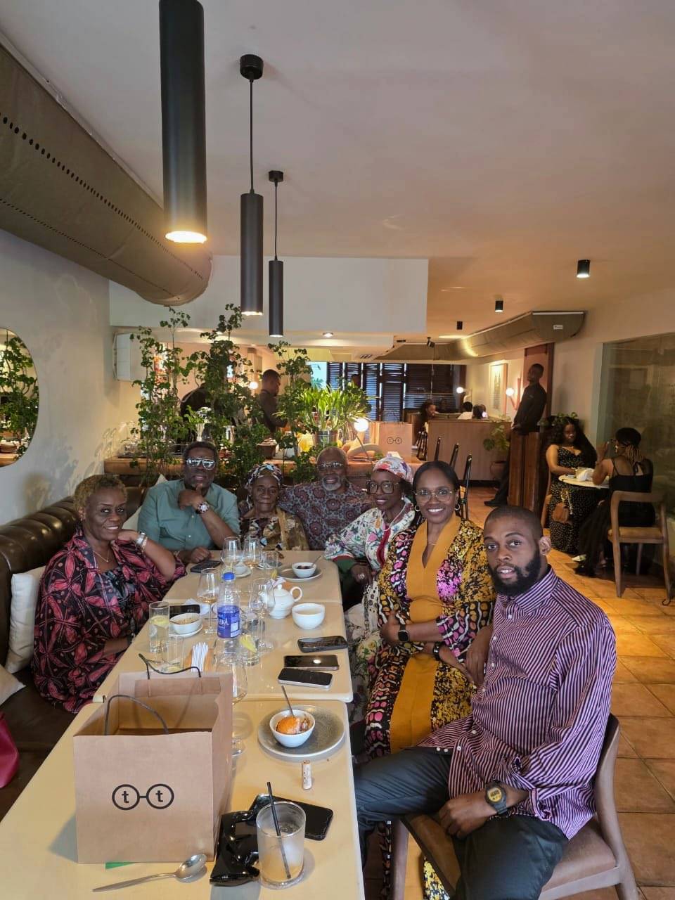 Femi Gbajabiamila and family at Easter