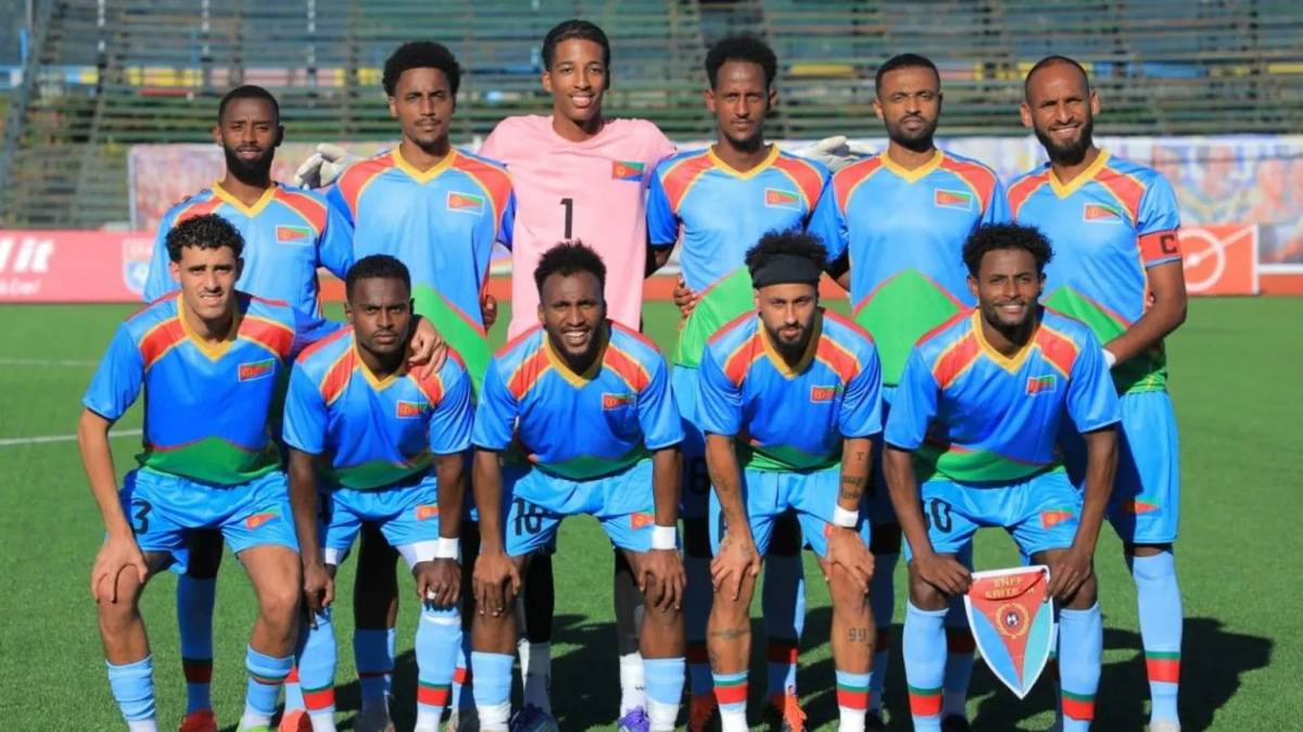 Seven players from the Eritrean football squad that scored a historic victory in Eswatini last week...