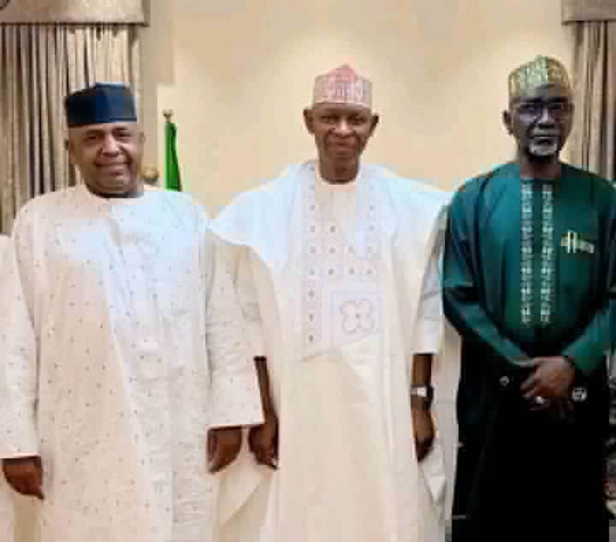 Governor Abba Yusuf of Kano held a closed-door meeting today with former Kano Governor, Mallam Ibrah...
