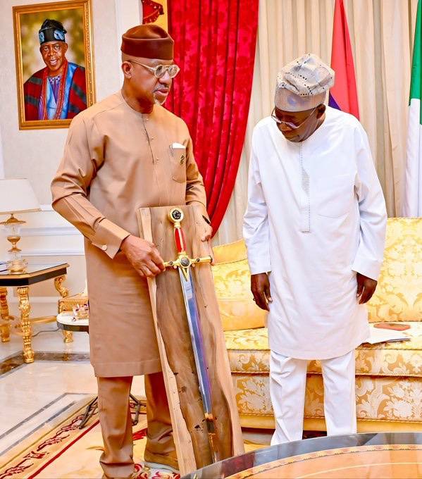 Governor Dapo Abiodun visits President Bola Tinubu in Abuja to thank him for visiting Ogun State