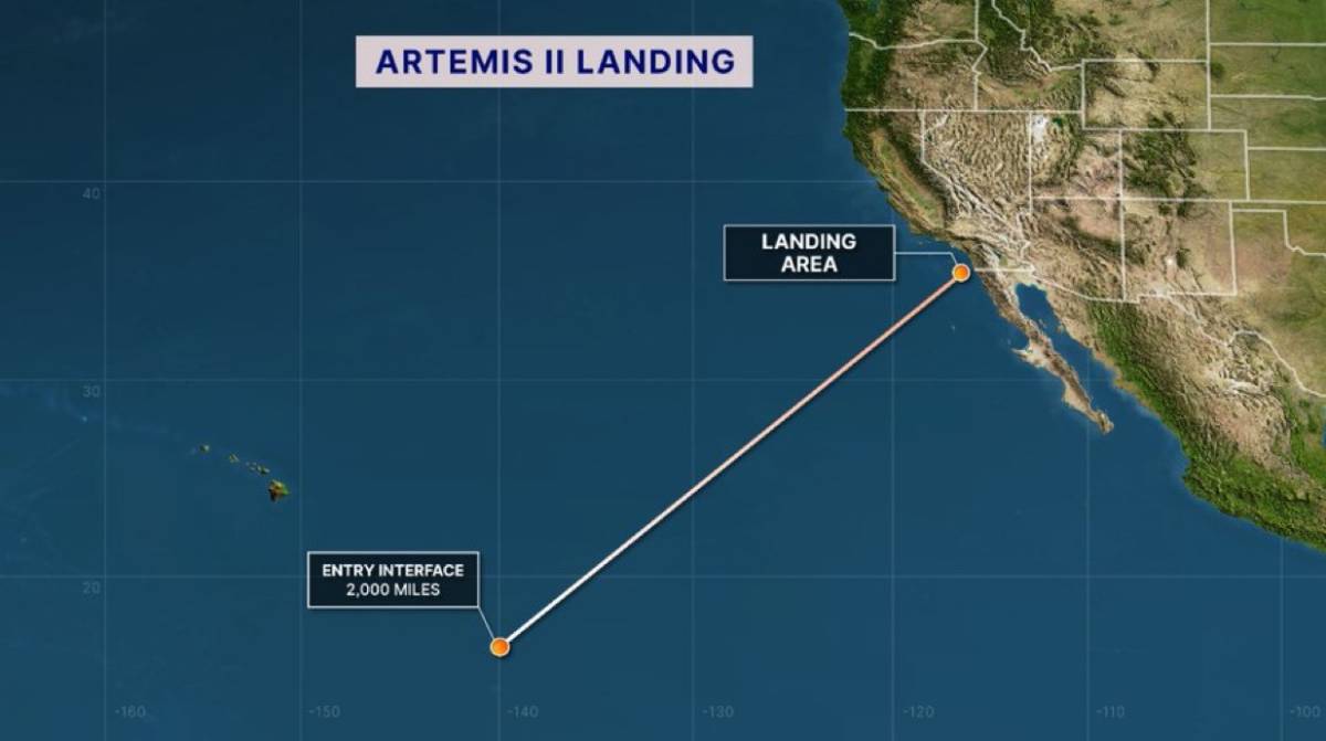 The Artemis II crew that went around the moon will splash down off the coast of San Diego later toda...