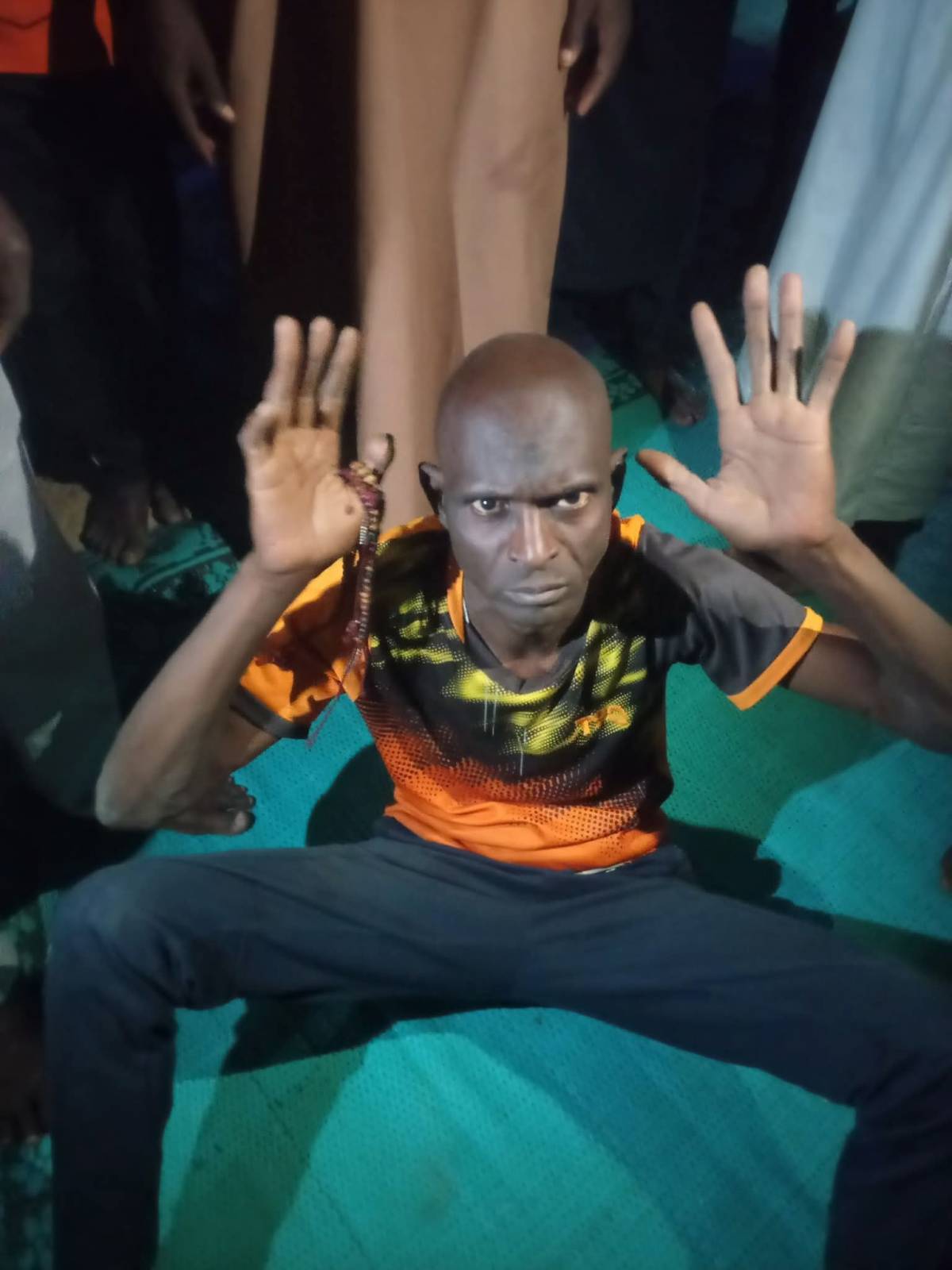 A thief has been nabbed for allegedly stealing worshippers' shoes during prayer at a mosque in Hadej...