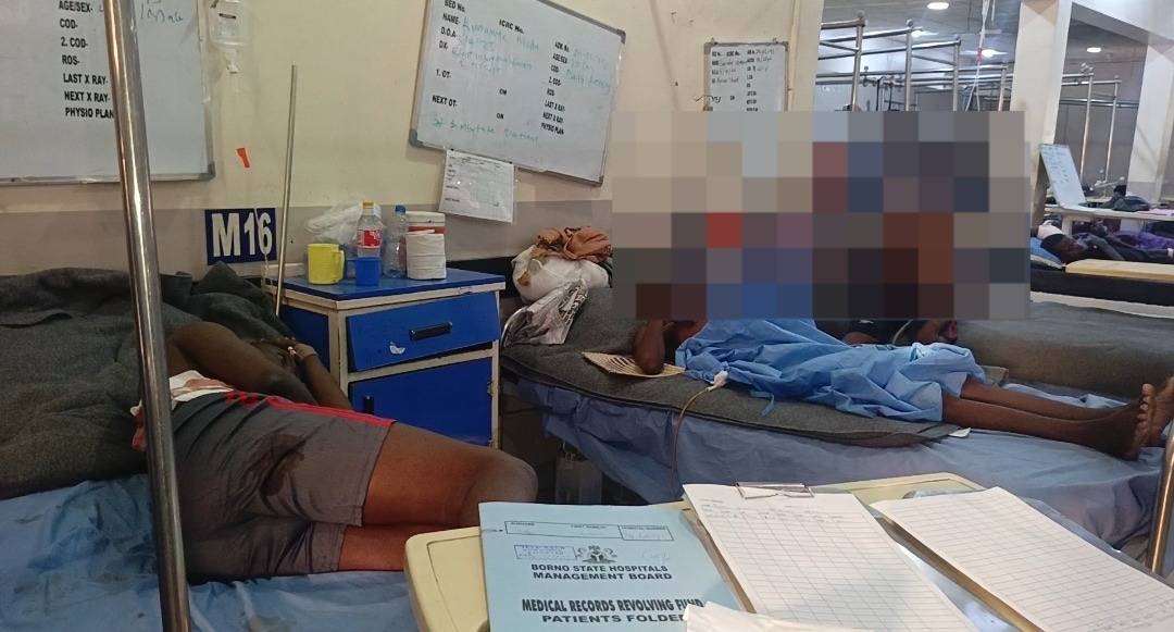Borno State Specialist Hospital in Maiduguri has been hit by a shortage of blood following the influ...
