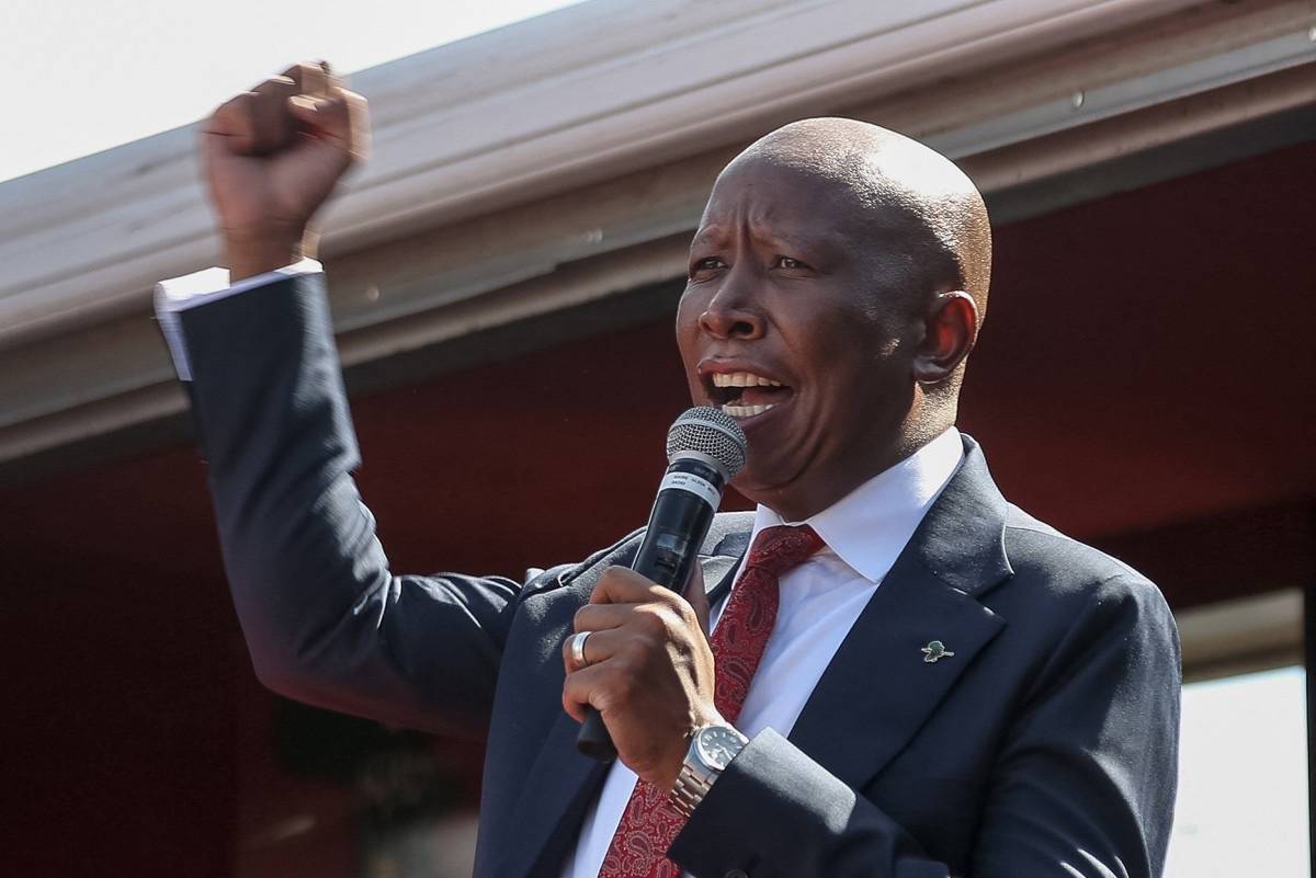 A South African court sentenced radical left-wing opposition leader Julius Malema to five years in j...