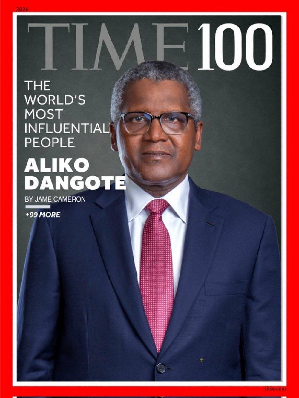 Aliko Dangote on the front page of TIME 100 🔥🇳🇬💯