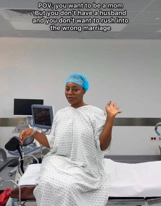 Nigerian content creator, Ashmusy, has freezed her eggs because she doesn’t want to rush into a wron...