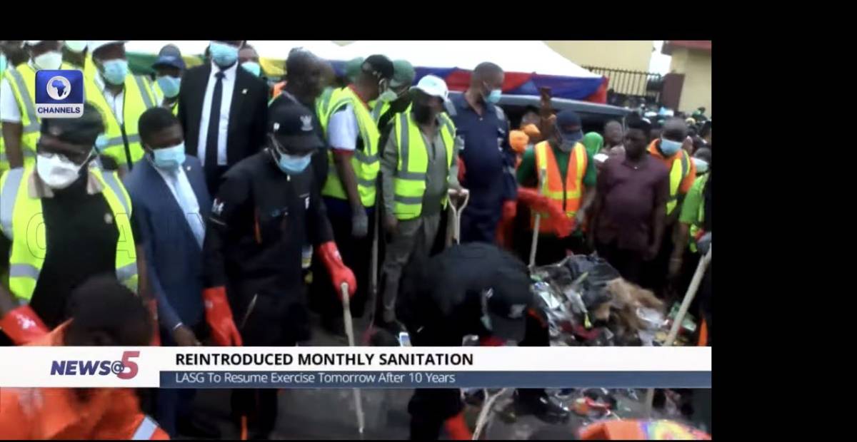 Lagos State Government To Resume Lagos cleaning Exercise Today After 10 Years