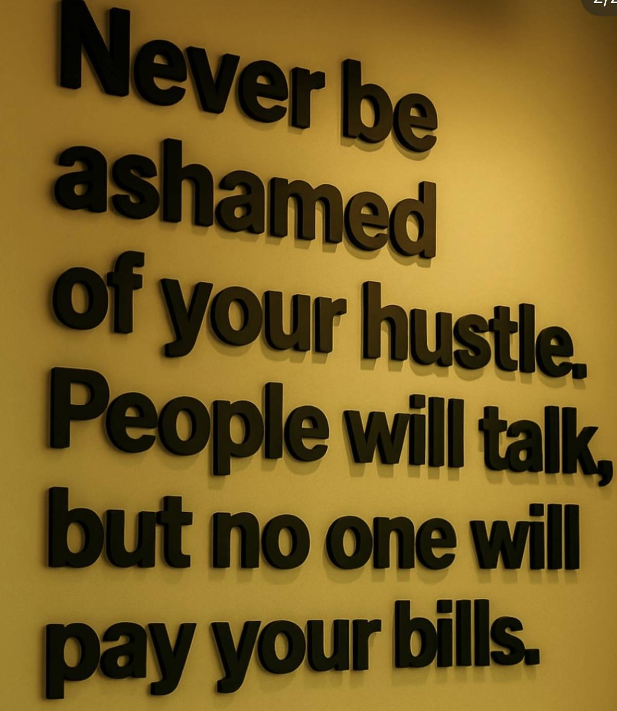 Don’t be ashamed of who you are
No be everybody go work for office 👌