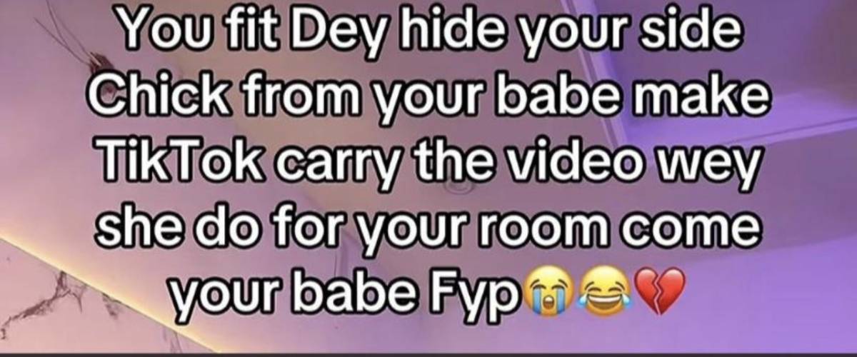 Na why I like TikTok ๐๐๐
Nothing is hidden in that app ๐
#abby #LekeeLekee