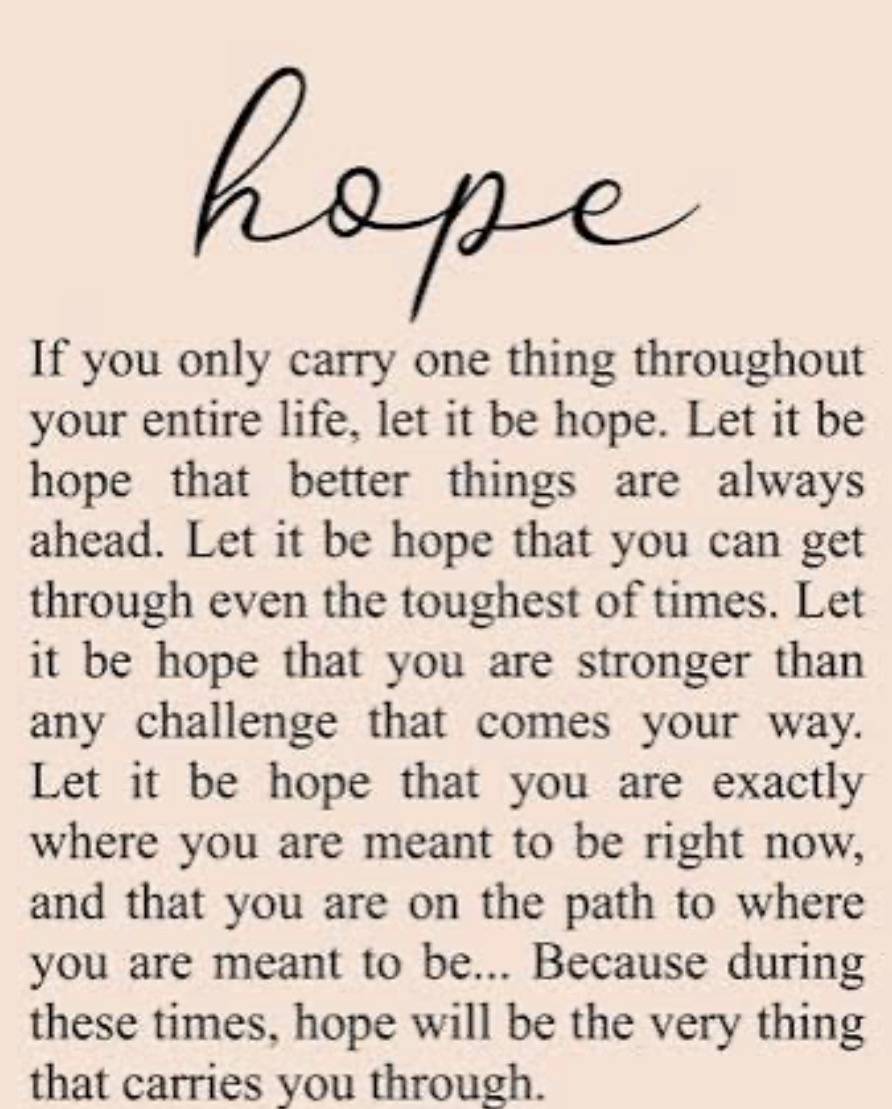 Let us be hopeful ๐๐
#abby