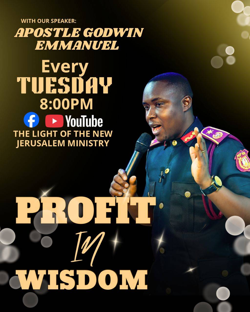 Kindly join our livestream..
