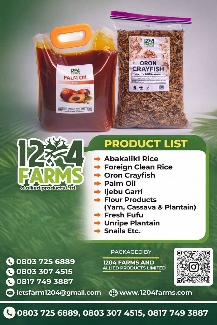 Are you looking for authentic Oron crayfish and pure, unadulterated palm oil?
Search no more! ๐๐ฝ
W...