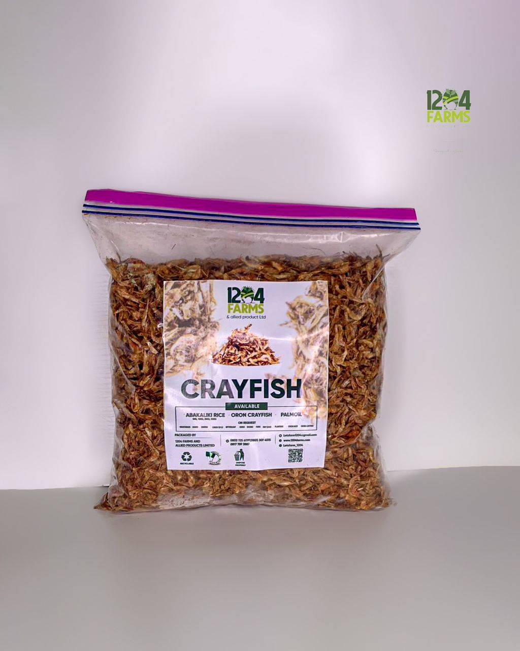 Cleaned Oroncrayfish well packed
Unadulterated palmoil available 1L 3L 5L 25L