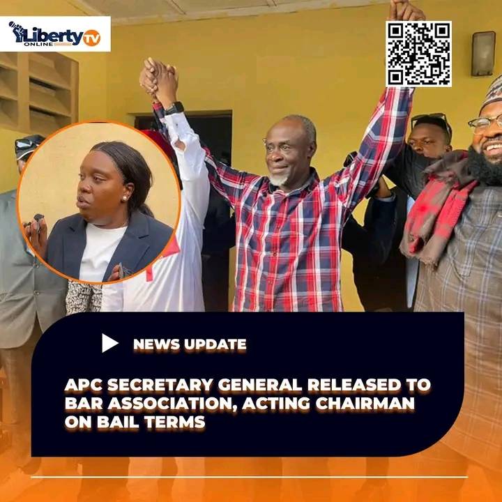 JUST IN: As part of court-imposed bail conditions, APC’s National Secretary General, Lansana Dumbuya...