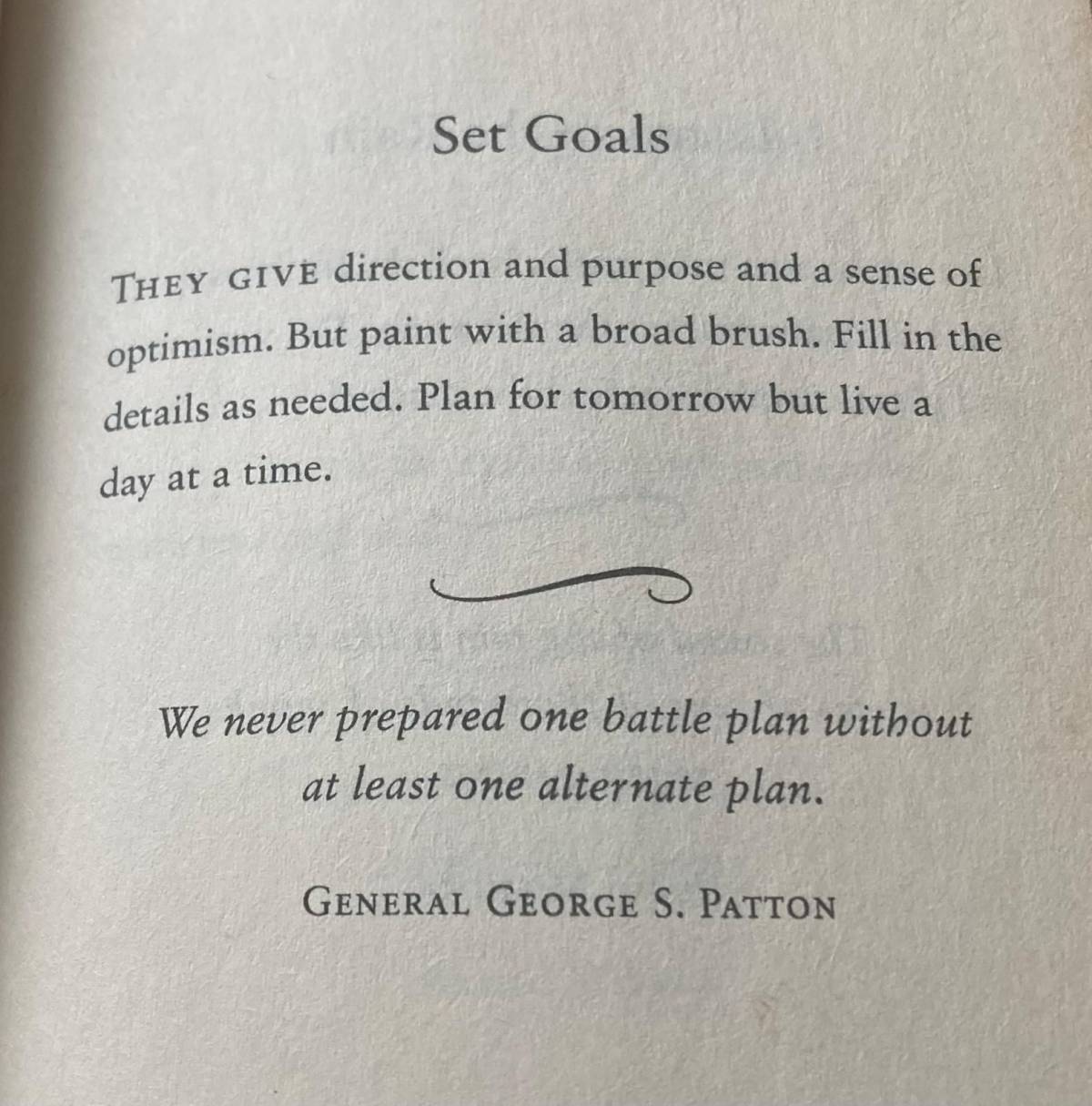 Set goals for direction, purpose and a sense of optimism but leave room for adventure.

#BeHappy #mo...