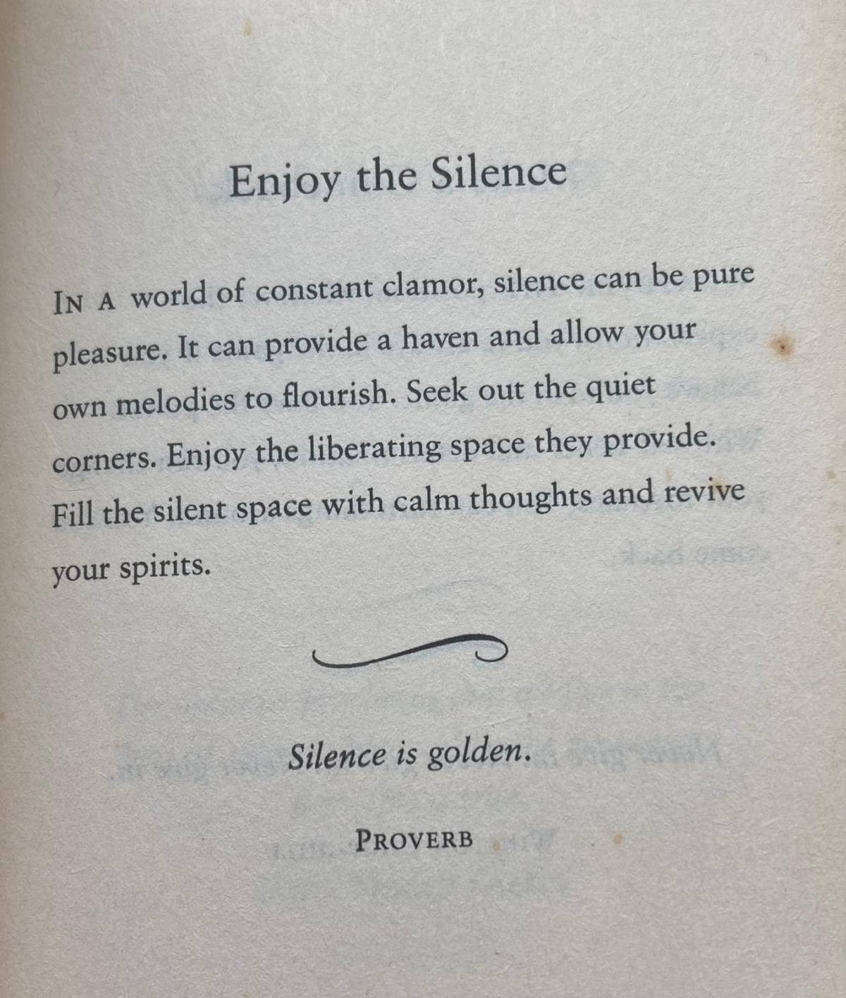 Enjoy the Silence, for it’s golden. Then maybe you will find the clarity you seek.
#BeHappy #day22