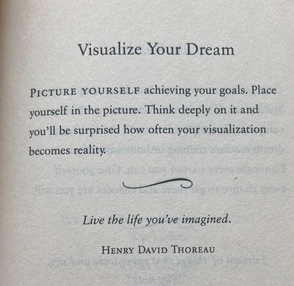 Visualise your dream; see yourself in it and then live it. #BeHappy #Day32 #TGIF
