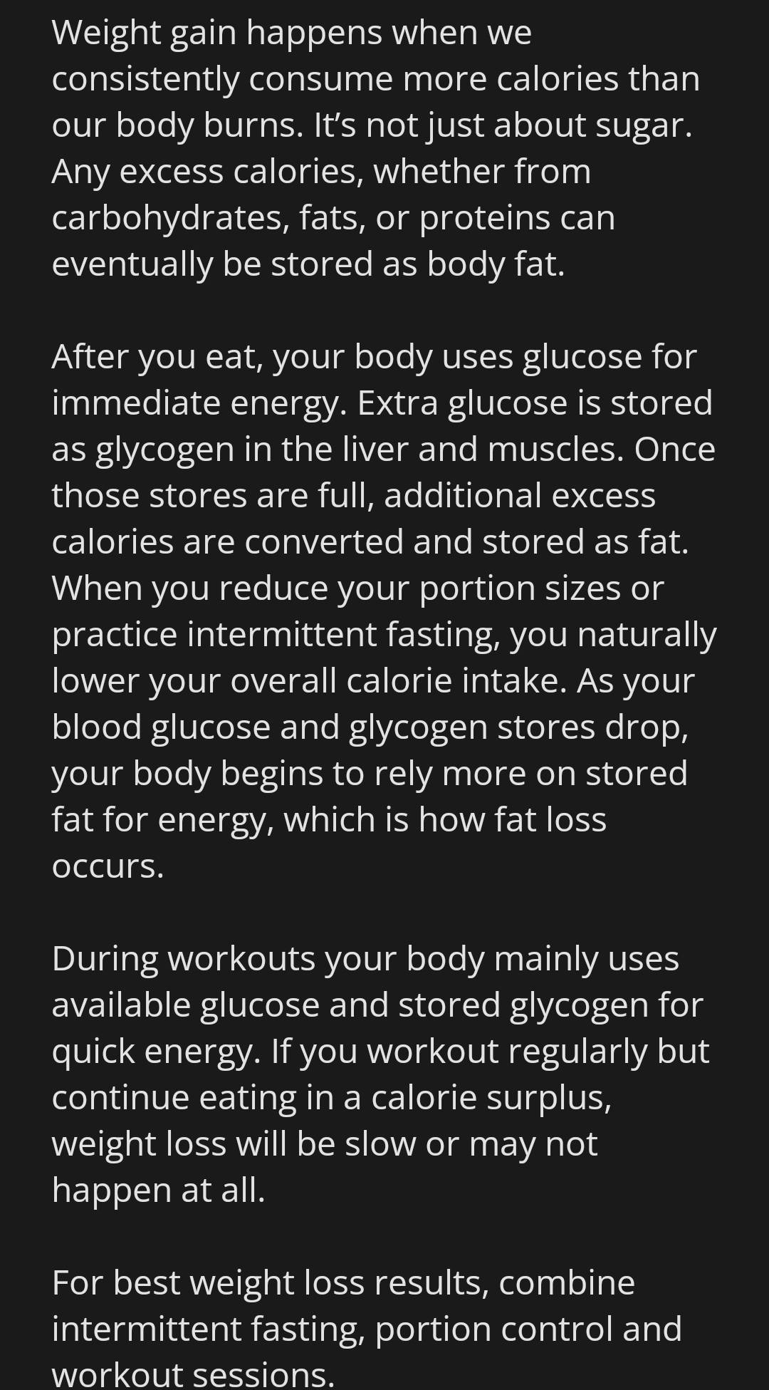 Did you know that portion control and intermittent fasting are often more effective for weight loss...