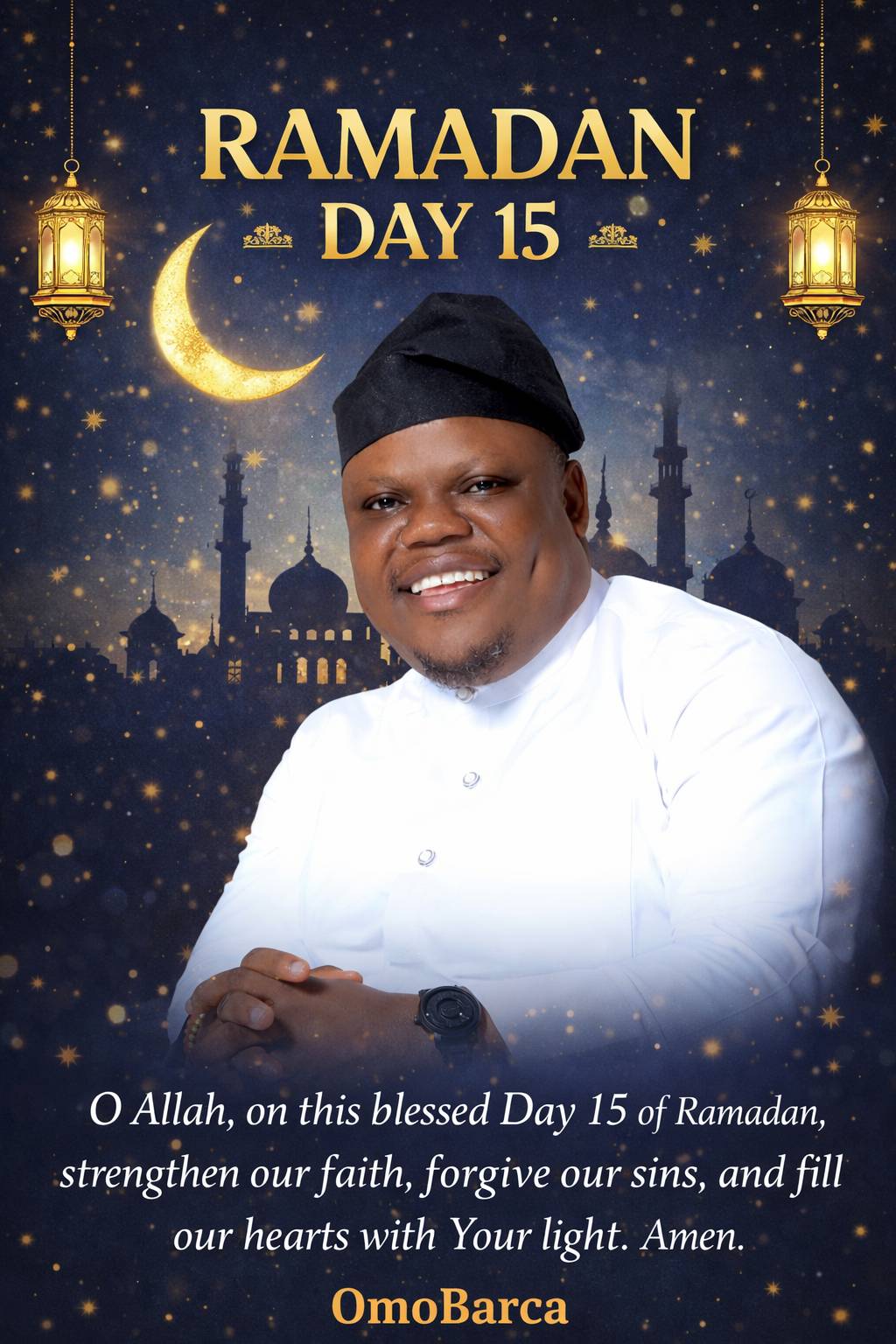 Day 15 of Ramadan
As we reach the middle of this blessed month, I, Hon Francis Barthlomew Chima (Om...