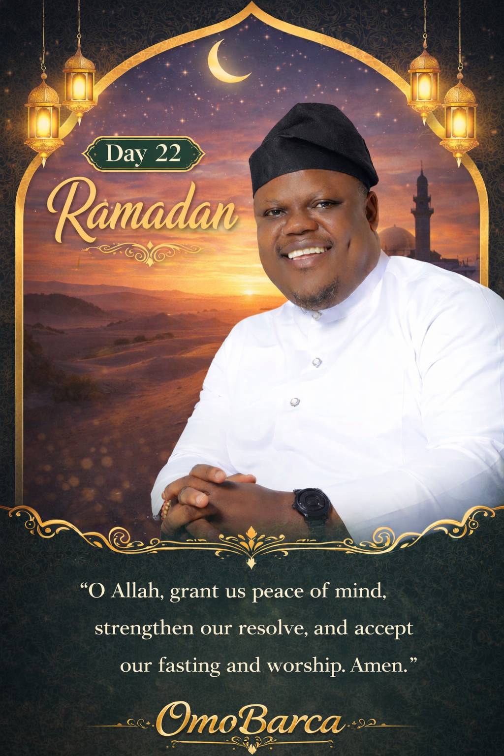 π Day 22 of Ramadan π
Reflect, renew, and remain steadfast. May Allah reward your devotion and gu...