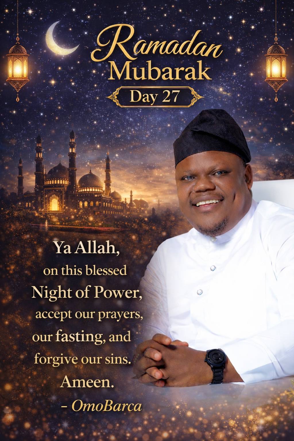 π Day 27 of Ramadan π
Reflect on the blessings youβve received, be grateful for every moment, and...