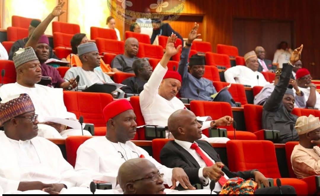 Breaking: Despite Nigerians' opposition, the Nigerian Senate passes the Electoral Act (Amendment) bi...