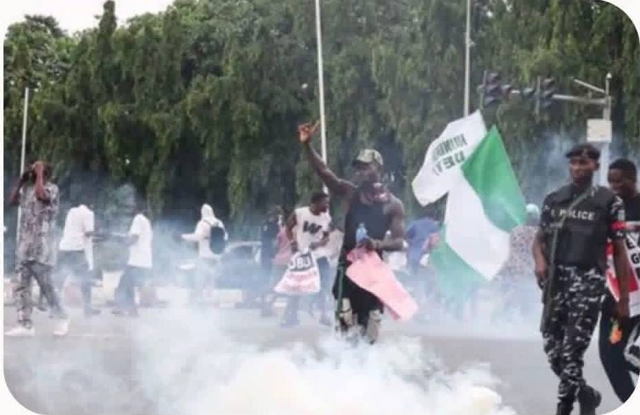 A group threatens to sue the police and national assembly for using tear gas on protesters for elect...