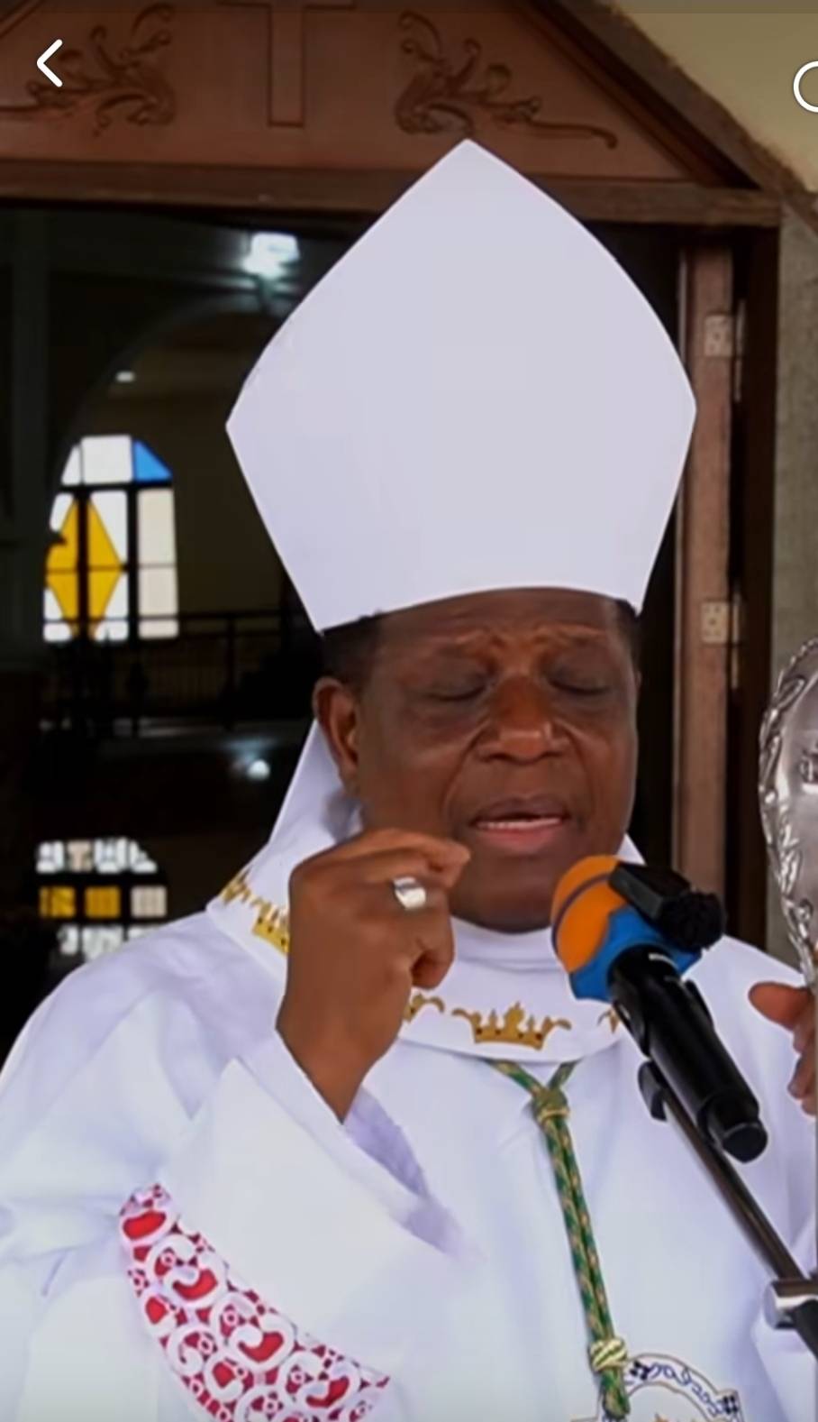 Catholic Bishop Godfrey Onah tells Trump that the Nigerian government supports terrorists and is res...