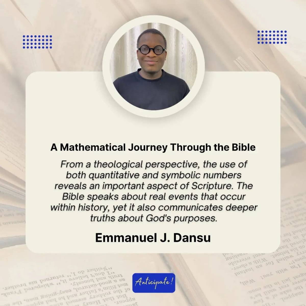 From a theological perspective, the use of both quantitative and symbolic numbers reveals an importa...