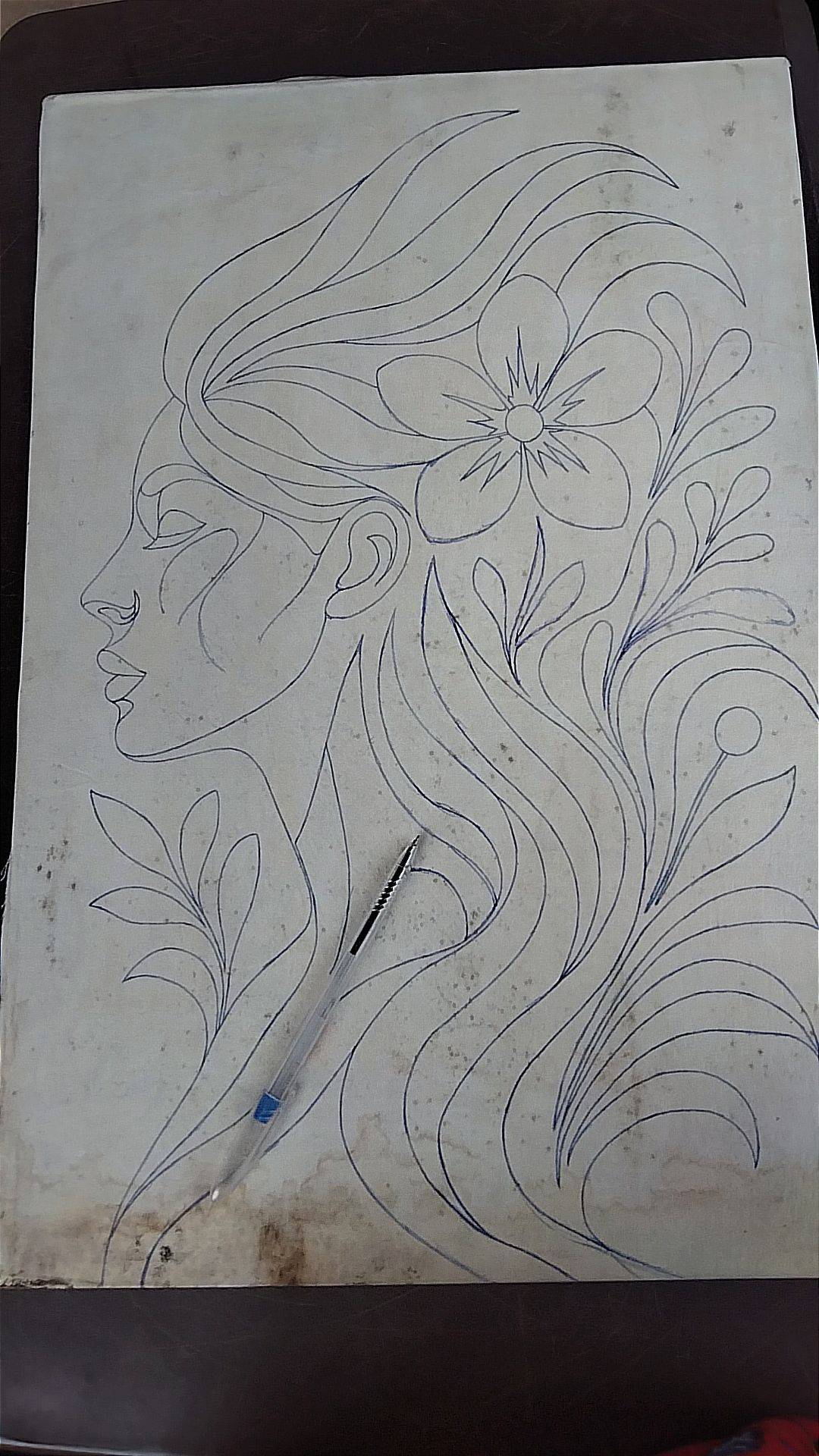 Hello my lovelies hope you all didn't miss me much... So i started a new piece. Here's the progress...