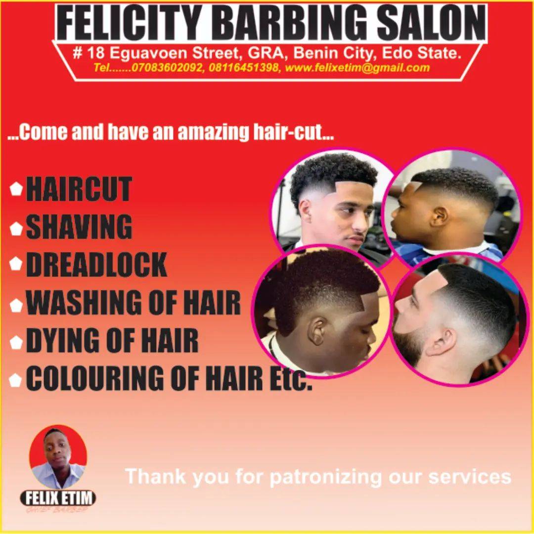 Felicity Barbing Salon .