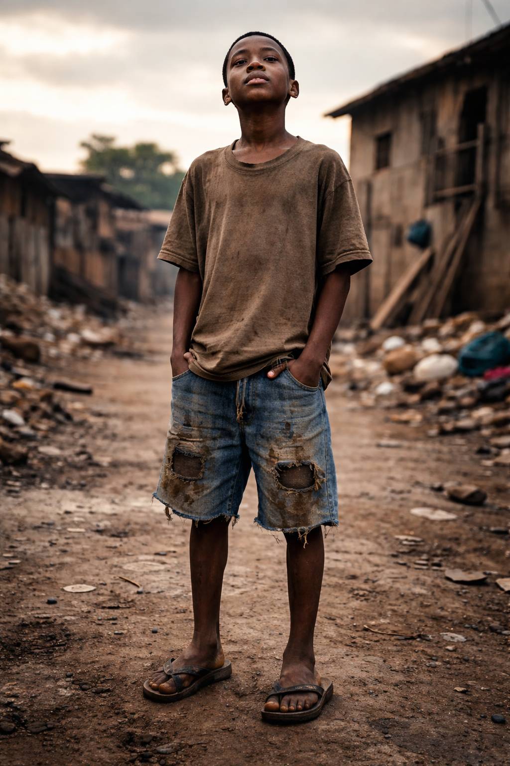 This is Nzubechukwu, he was 16 years in this picture and was simply hopeless. Life was treating him...