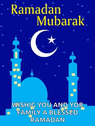 Happy Ramadhaan to muslim brothers and sisters across the globe. May Allah accept your worships.
