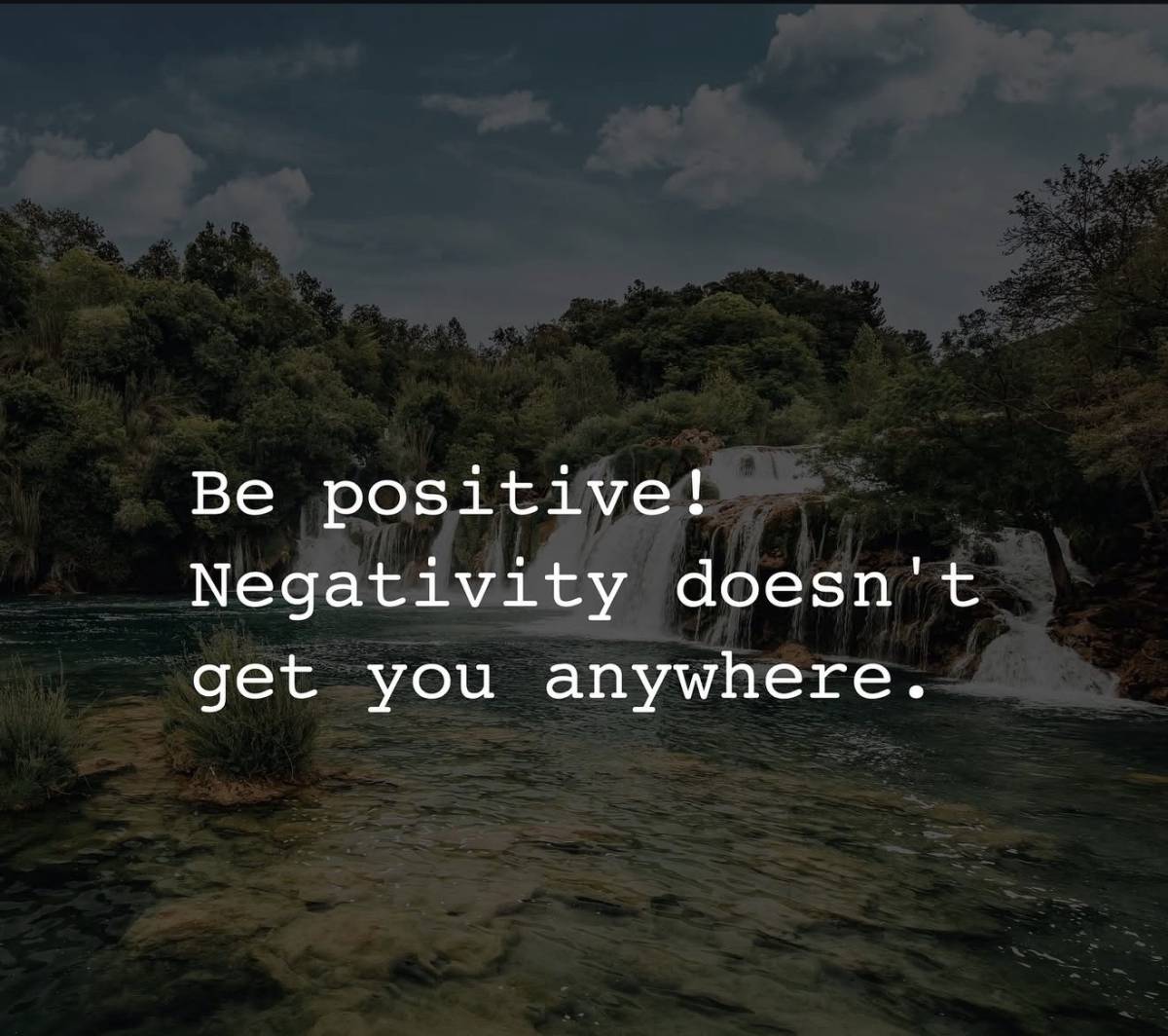 It's very possible to see good in every situation…….