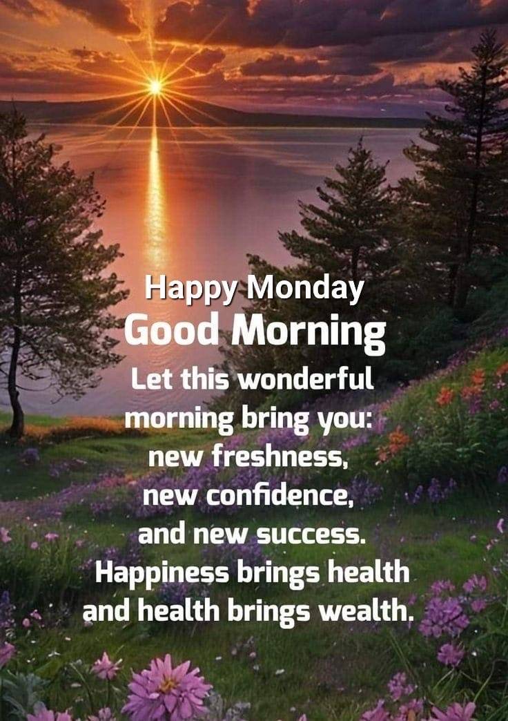 Good morning and have a blessed week ahead….