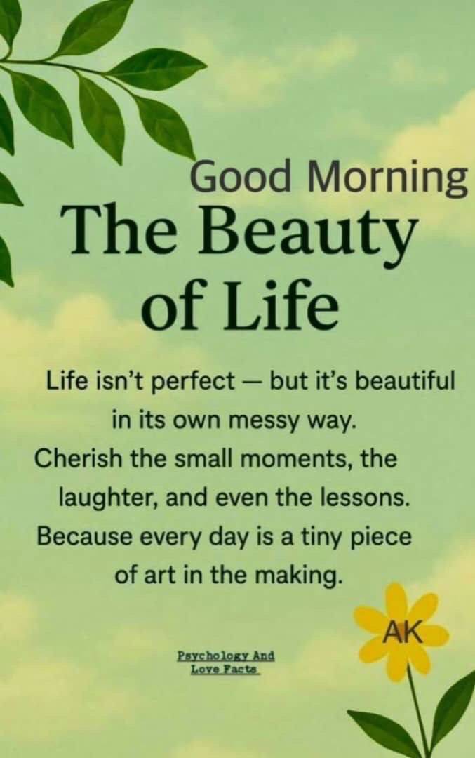 Have a beautiful day……